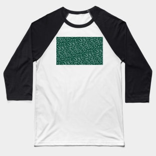 Green and White Abstract Lines Baseball T-Shirt